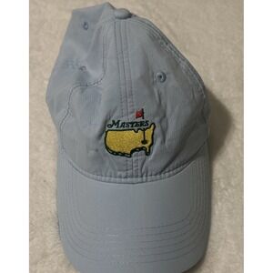 Masters Baby Blue Adjustable Golf Hat Embroidered Logo Cap